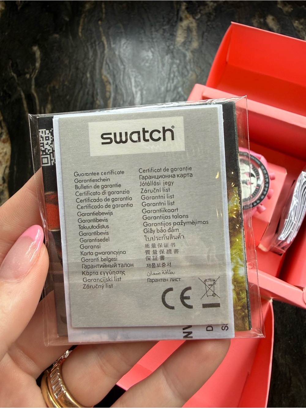 Omega x Swatch Mission to the Pink MoonPhase MOONSWATCH NWT - Picture 10 of 10